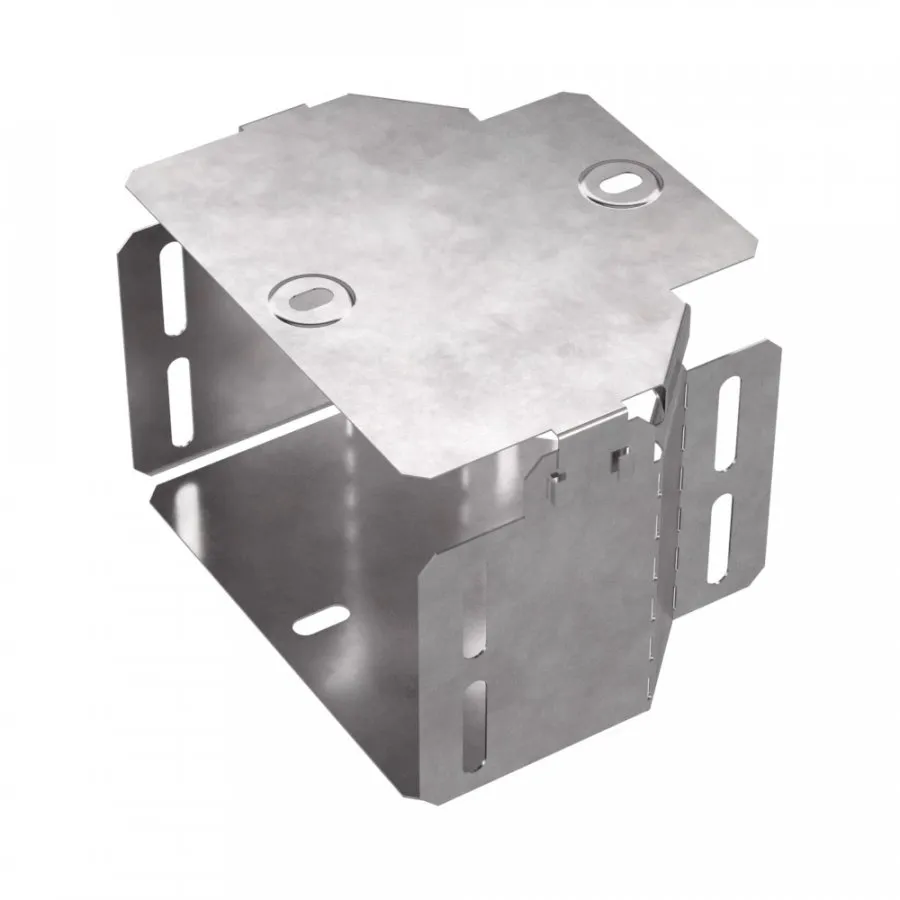 картинка Переходник симметричный с крышкой Стандарт 150х100х100 Промрукав  