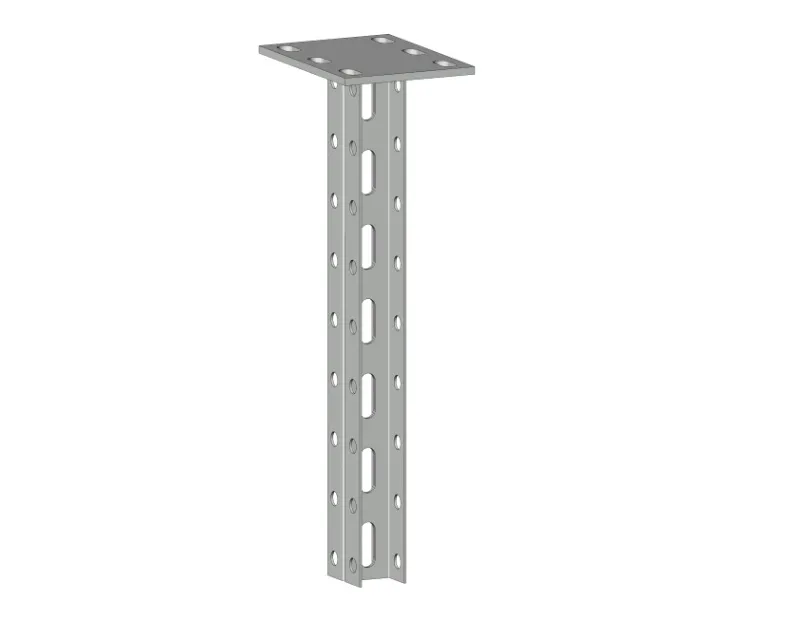 картинка Кронштейн потолочный двойной 1000 мм (2 мм) HDZ EKF  