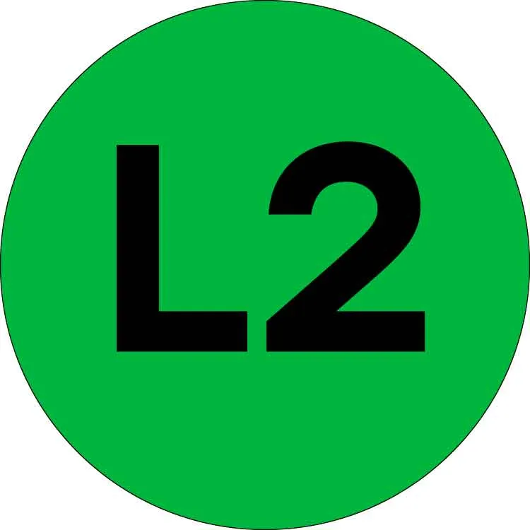 картинка Наклейка L2 d=20мм EKF PROxima  