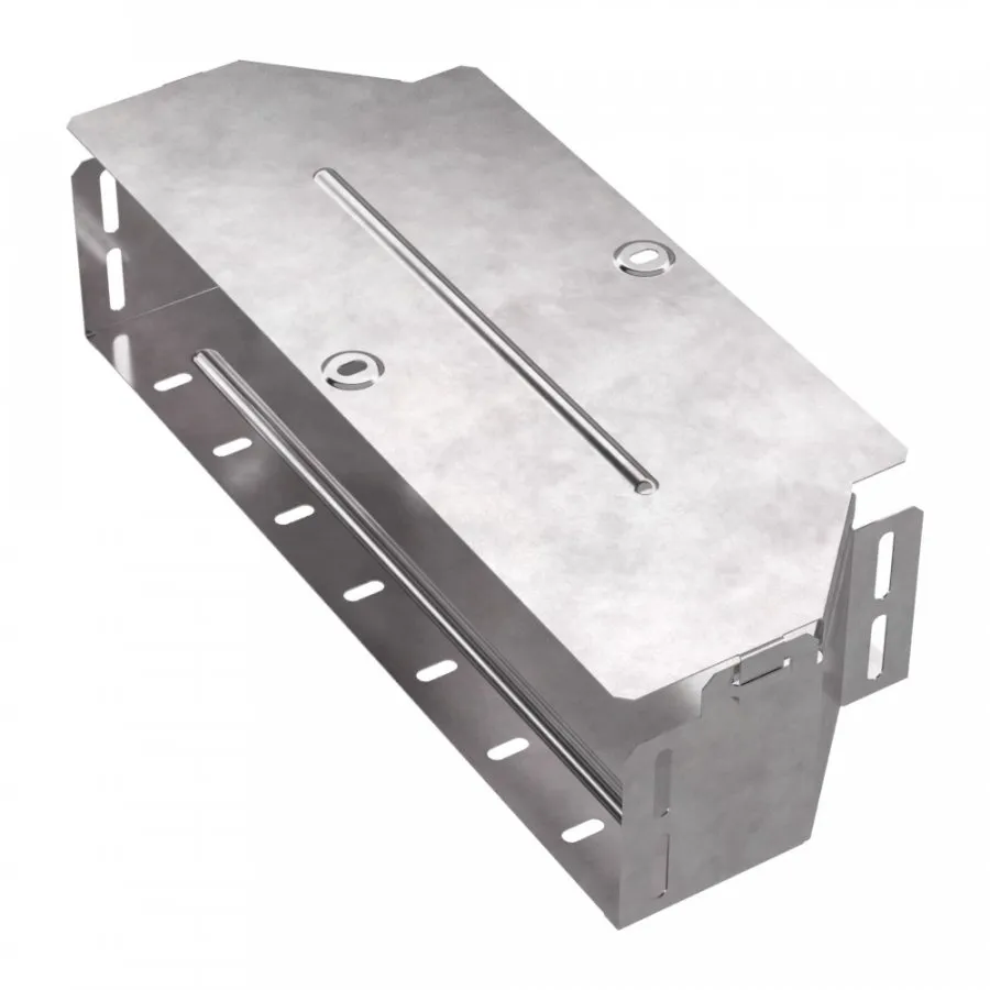 картинка Переходник симметричный с крышкой Стандарт 400х300х100 Промрукав  