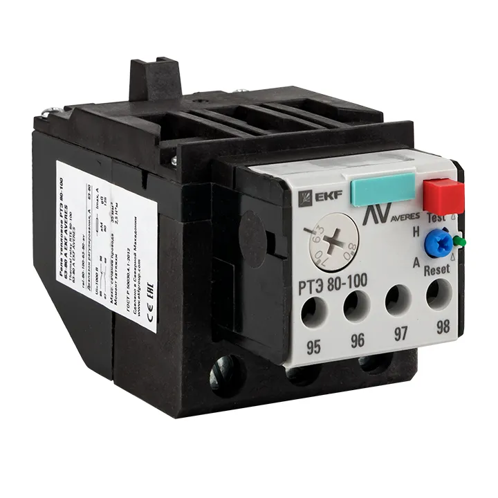 картинка Реле тепловое РТЭ 80-100 32-50А EKF AVERES  