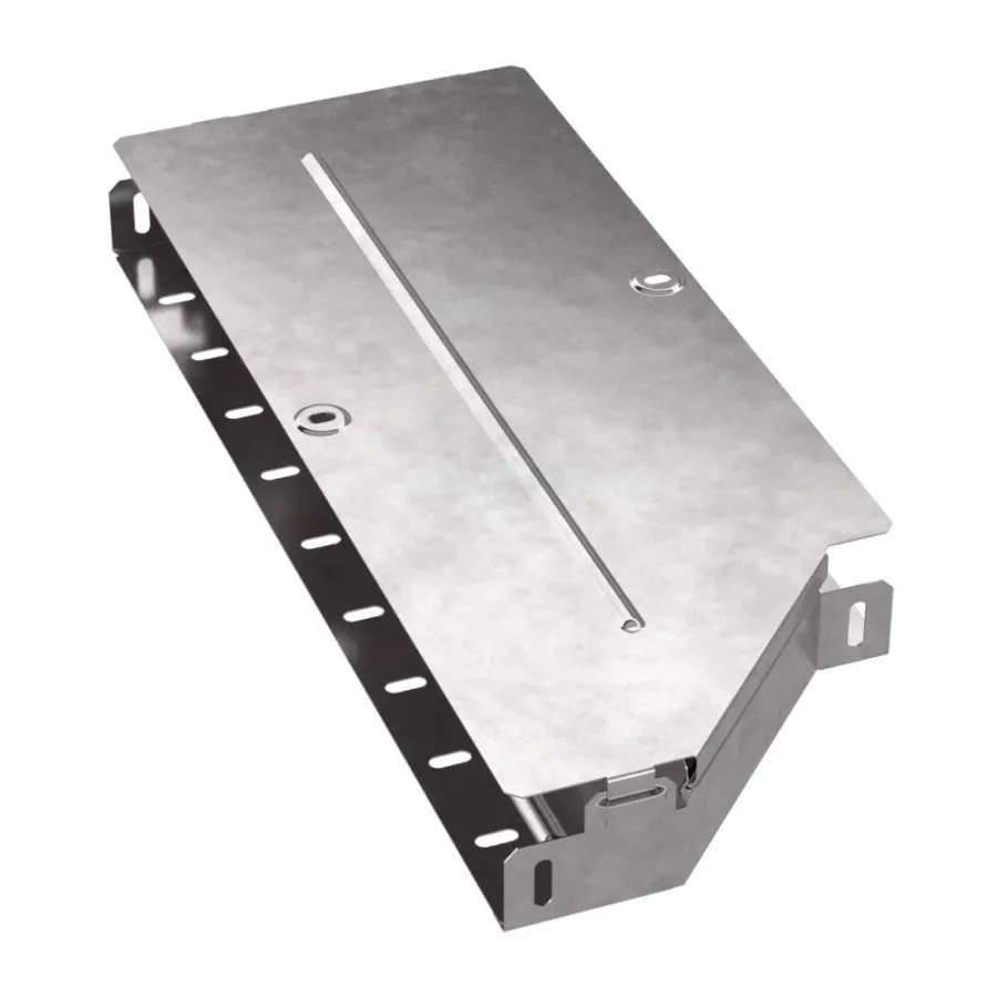 картинка Переходник левый с крышкой Стандарт 500х400х50 Промрукав  