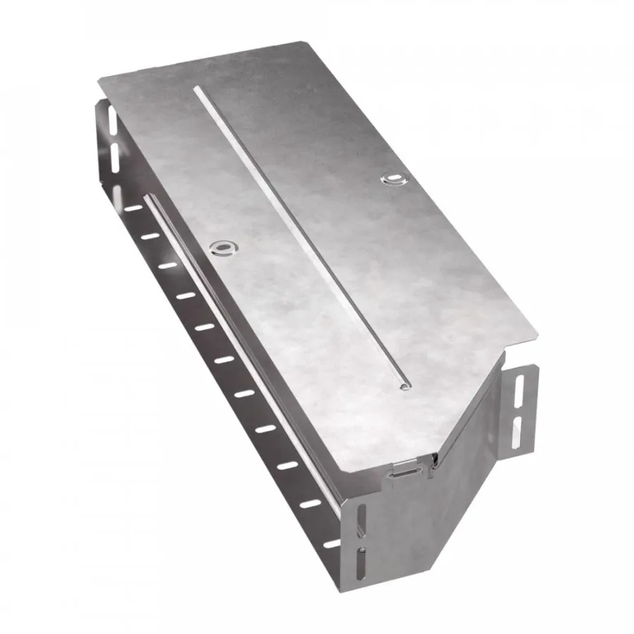 картинка Переходник левый с крышкой Стандарт 600х500х100 Промрукав  