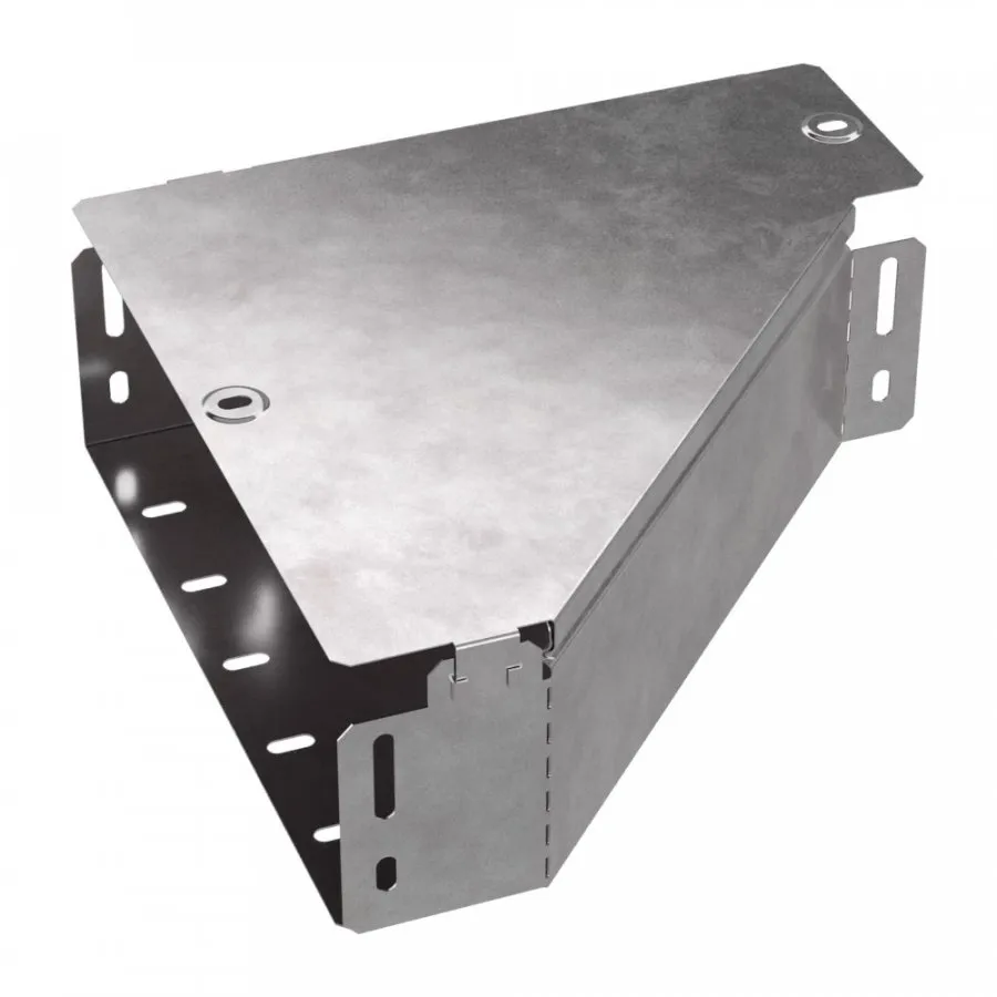 картинка Переходник левый с крышкой Стандарт 300х100х100 Промрукав  