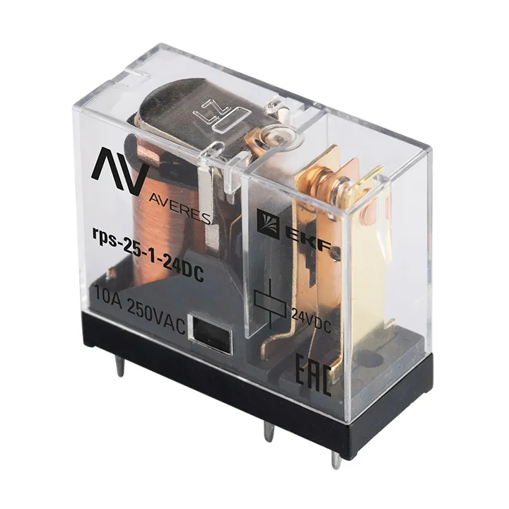 картинка РП slim 25/1 10A 24В DC EKF AVERES  
