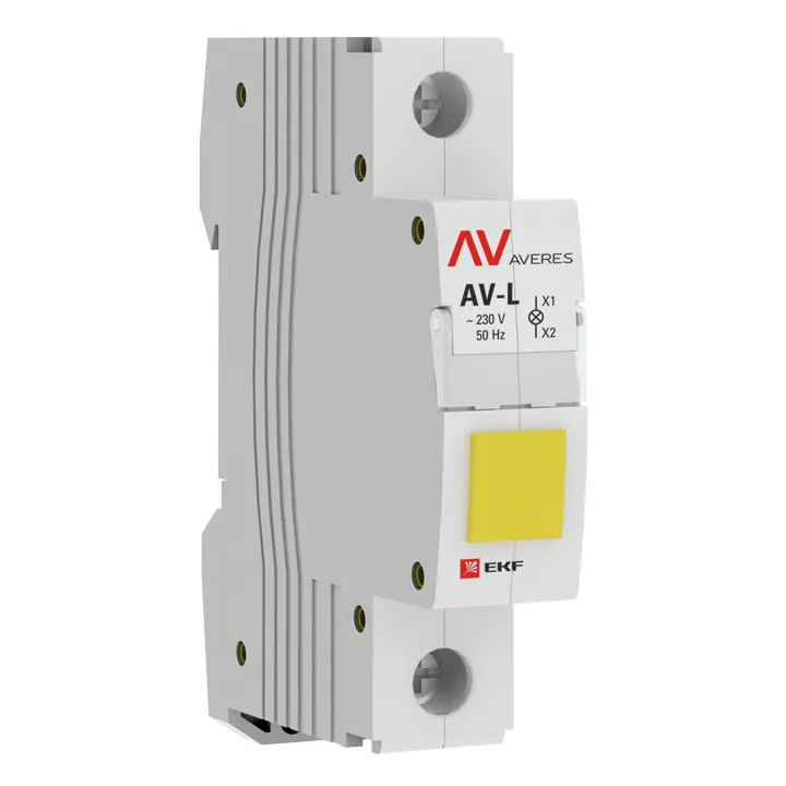 картинка Лампа сигнальная AV-L желтая EKF AVERES  