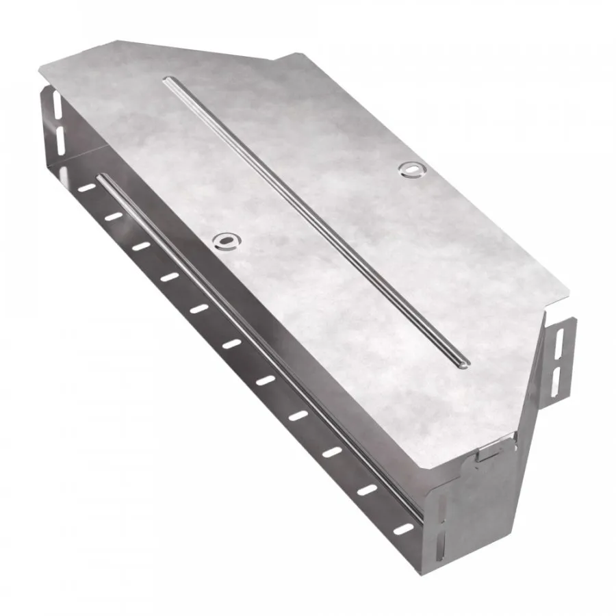 картинка Переходник симметричный с крышкой Стандарт 600х400х100 Промрукав  