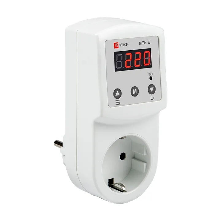 картинка Цифровое розеточное реле напряжения MRVs-16 EKF PROxima  