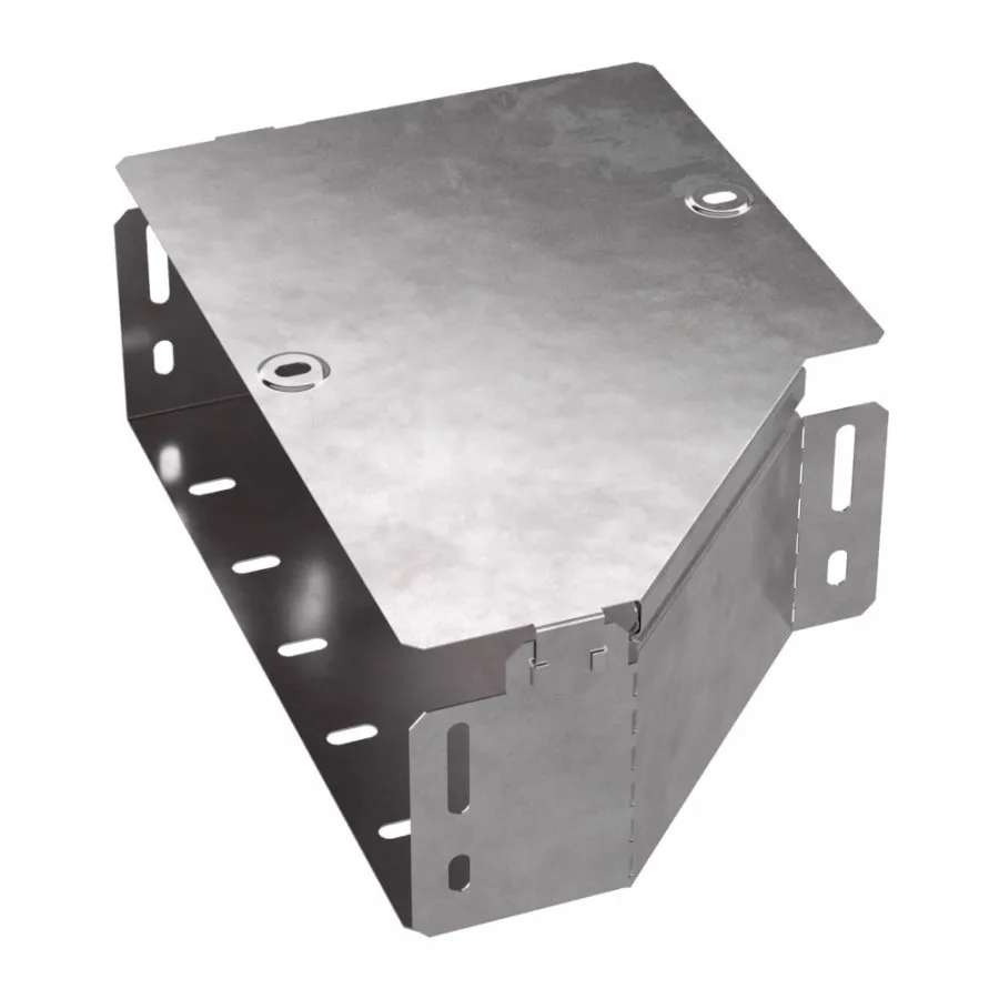 картинка Переходник левый с крышкой Стандарт 300х200х100 Промрукав  