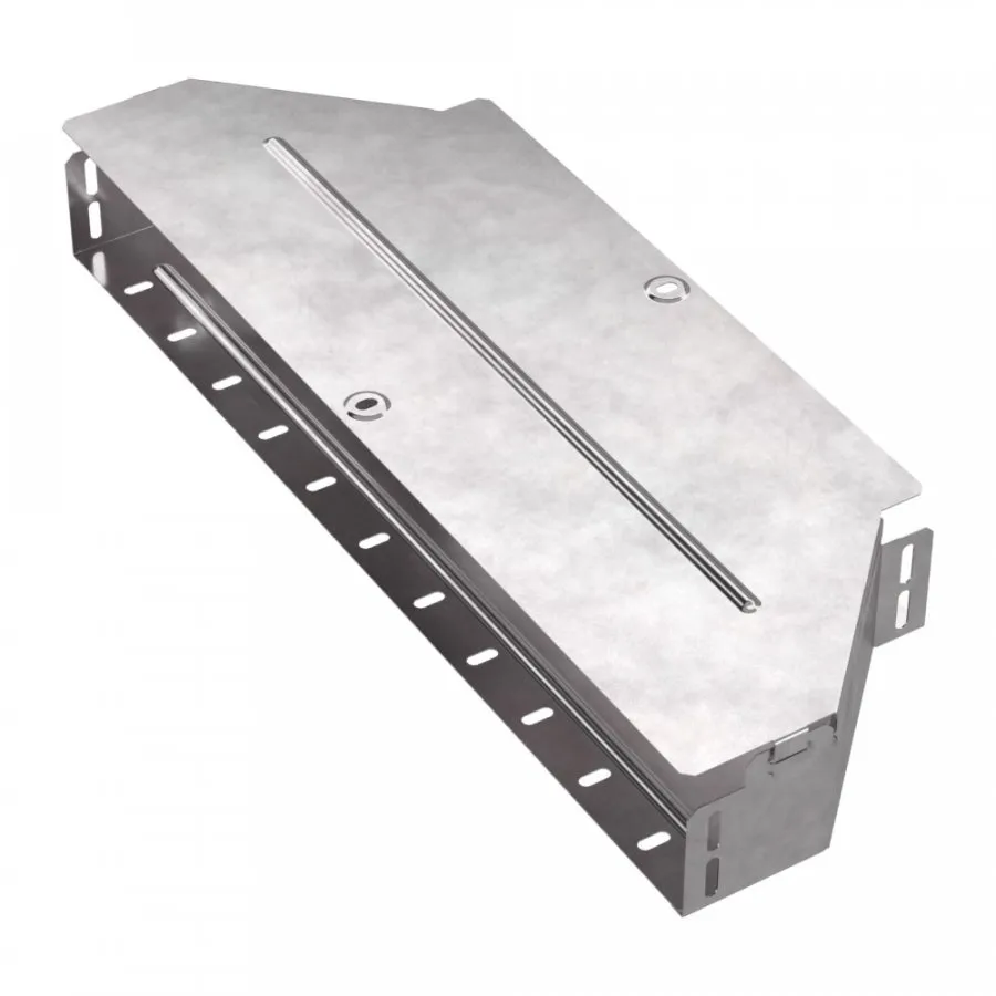 картинка Переходник симметричный с крышкой Стандарт 600х400х80 Промрукав  