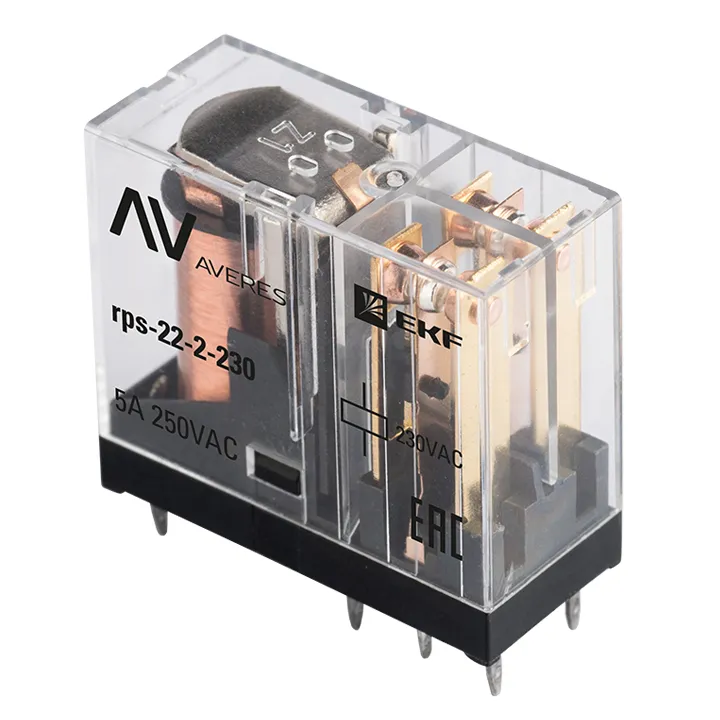 картинка РП slim 22/2 5A 230В AC EKF AVERES  