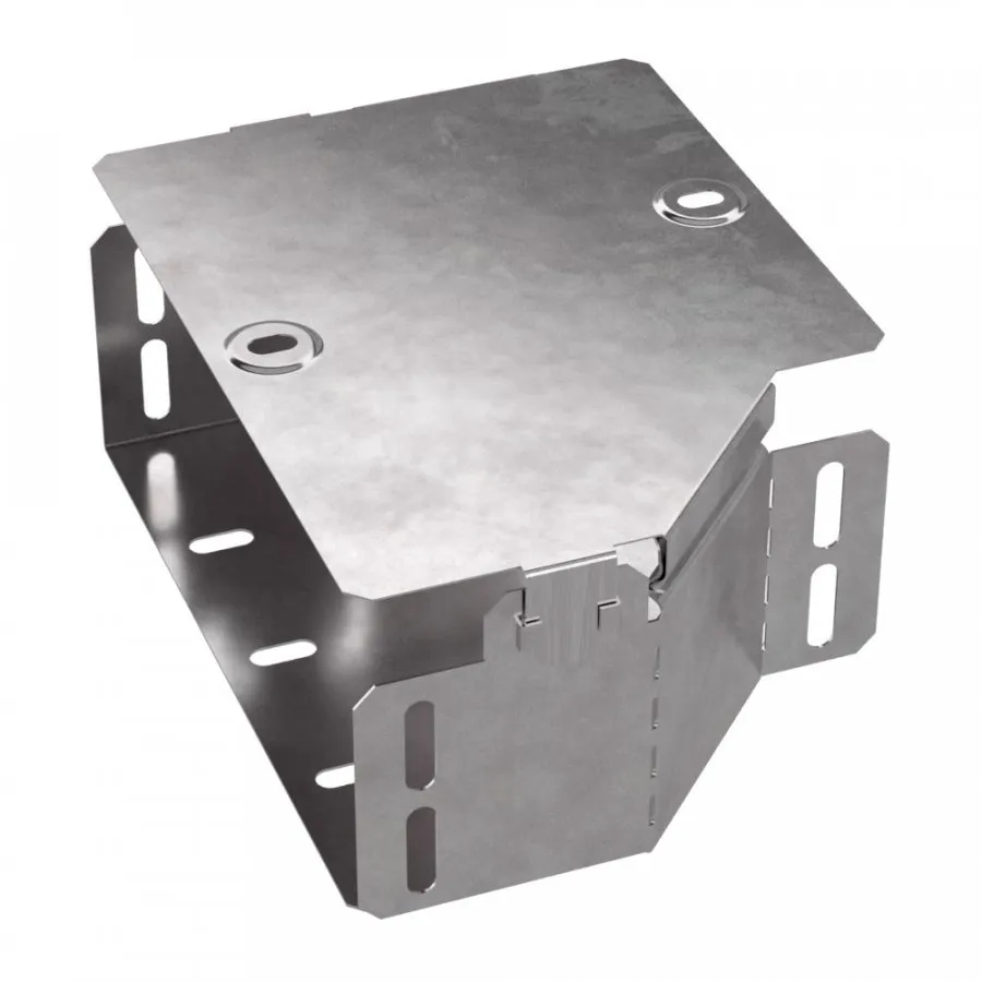 картинка Переходник левый с крышкой Стандарт 200х150х80 Промрукав  