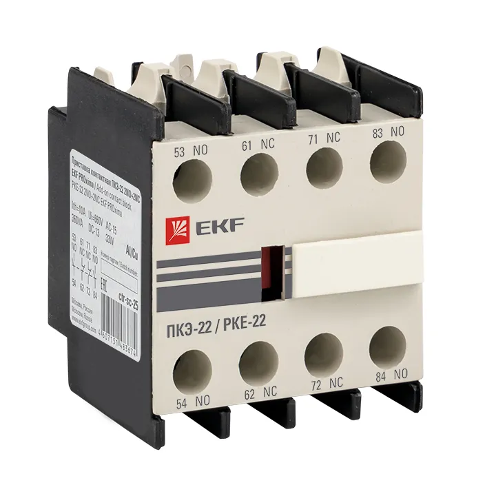 картинка Приставка контактная ПКЭ-22 2NO+2NC EKF PROxima  