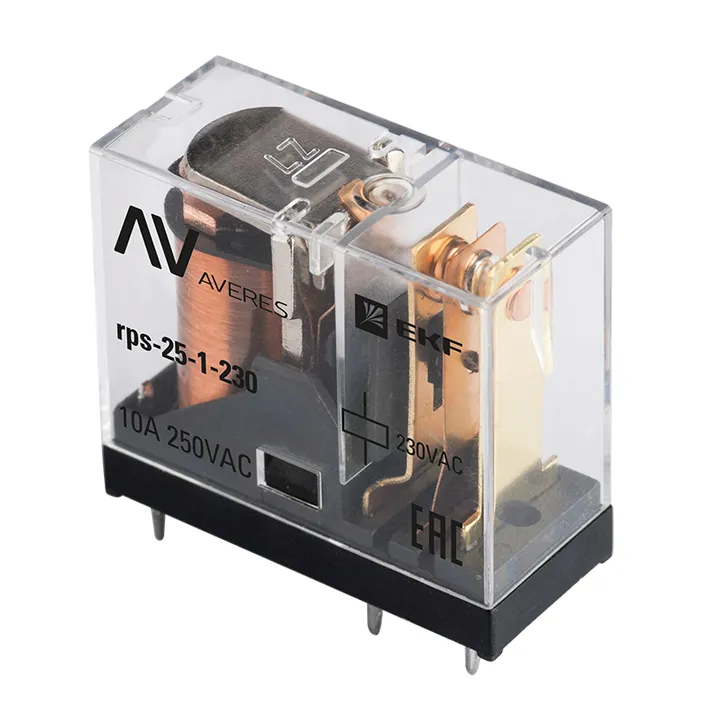 картинка РП slim 25/1 10A 230В AC EKF AVERES  