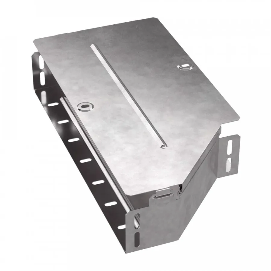 картинка Переходник левый с крышкой Стандарт 400х300х80 Промрукав  