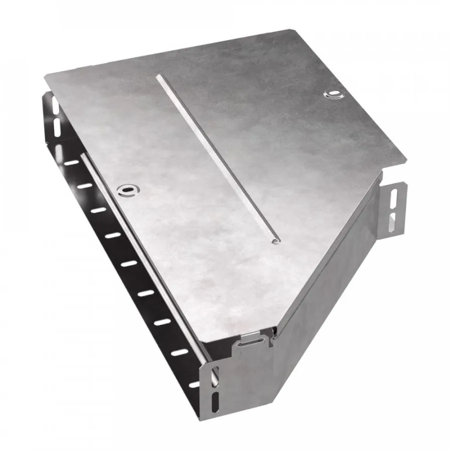 картинка Переходник левый с крышкой Стандарт 500х300х80 Промрукав  