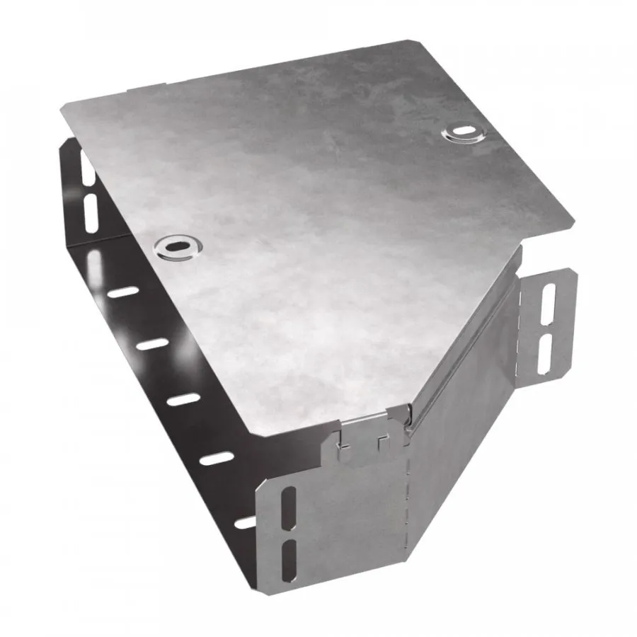 картинка Переходник левый с крышкой Стандарт 300х200х80 Промрукав  