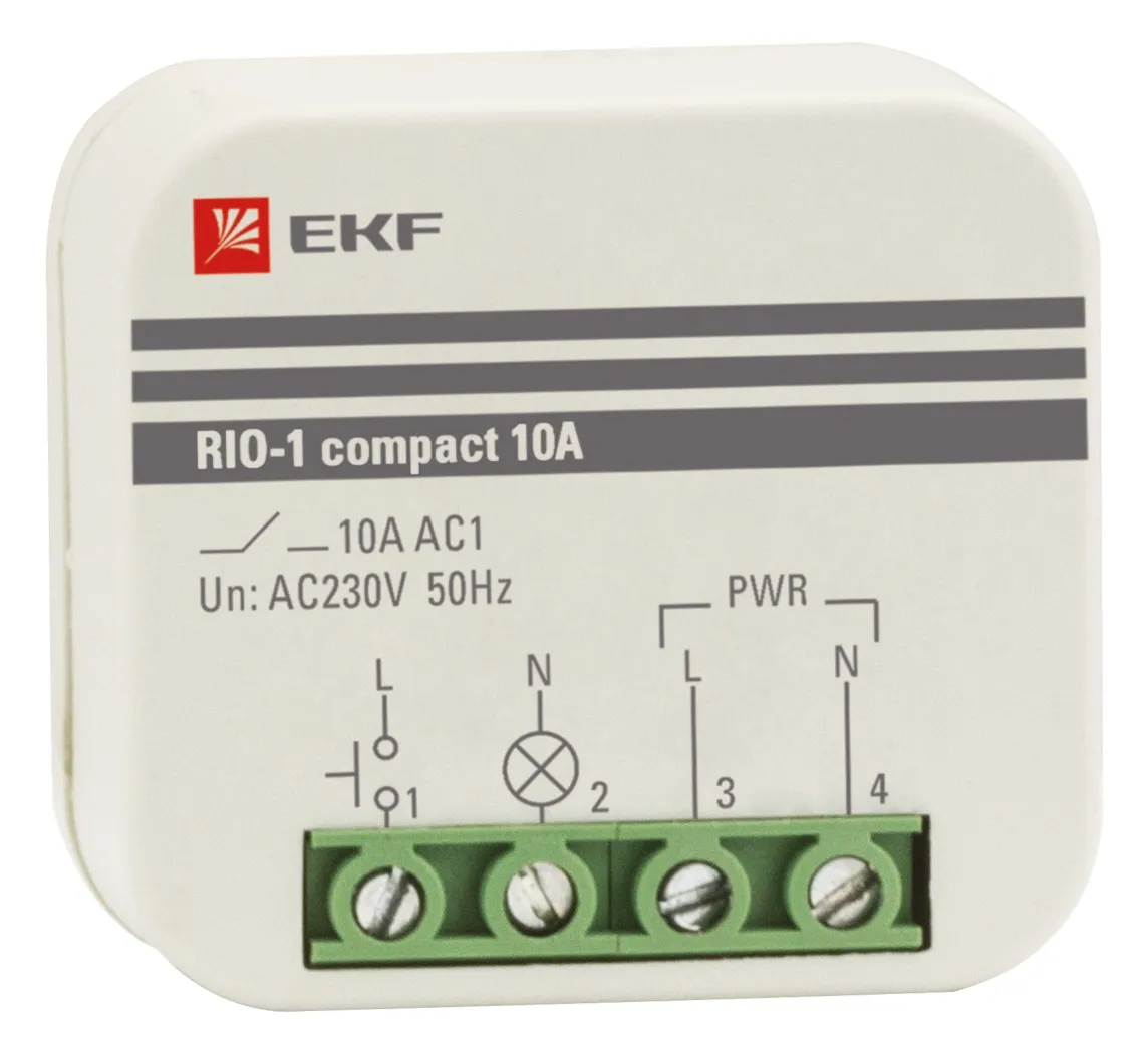 картинка Импульсное реле RIO-1 compact 10А EKF PROxima  