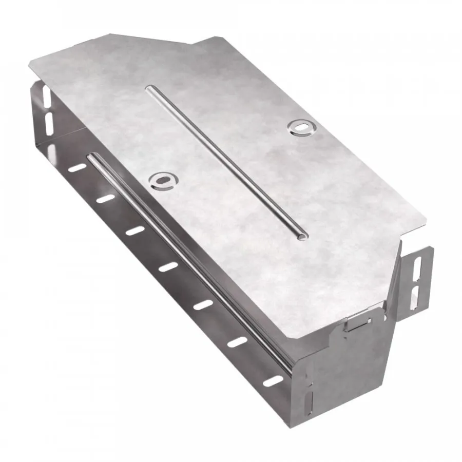 картинка Переходник симметричный с крышкой Стандарт 400х300х80 Промрукав  