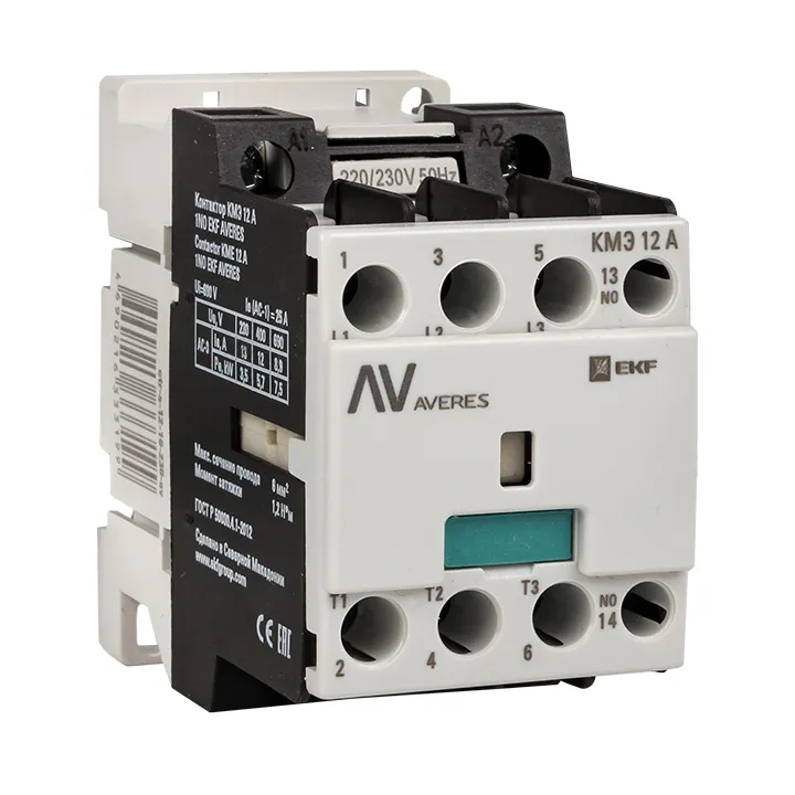 картинка Контактор КМЭ 12А 1NO 230В АС EKF AVERES  