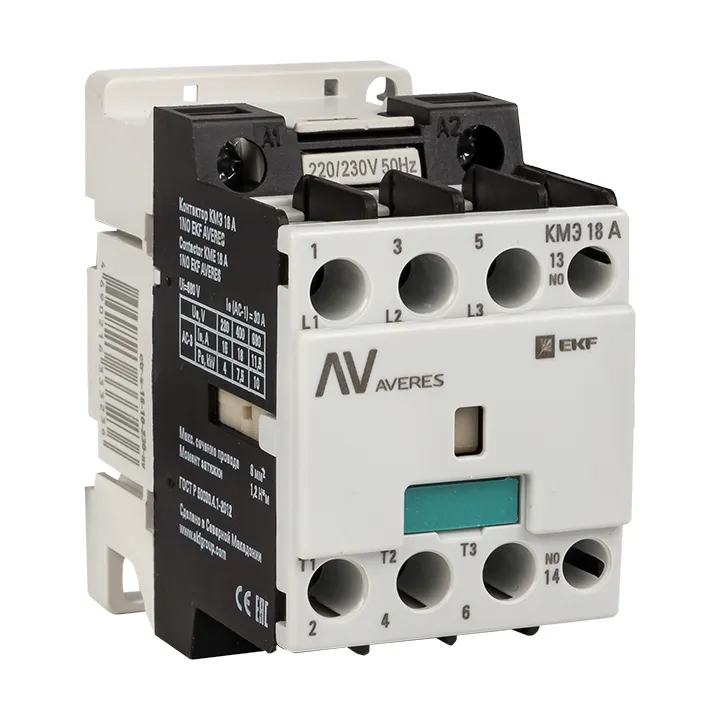 картинка Контактор КМЭ 22А 1NC 400В АС EKF AVERES  