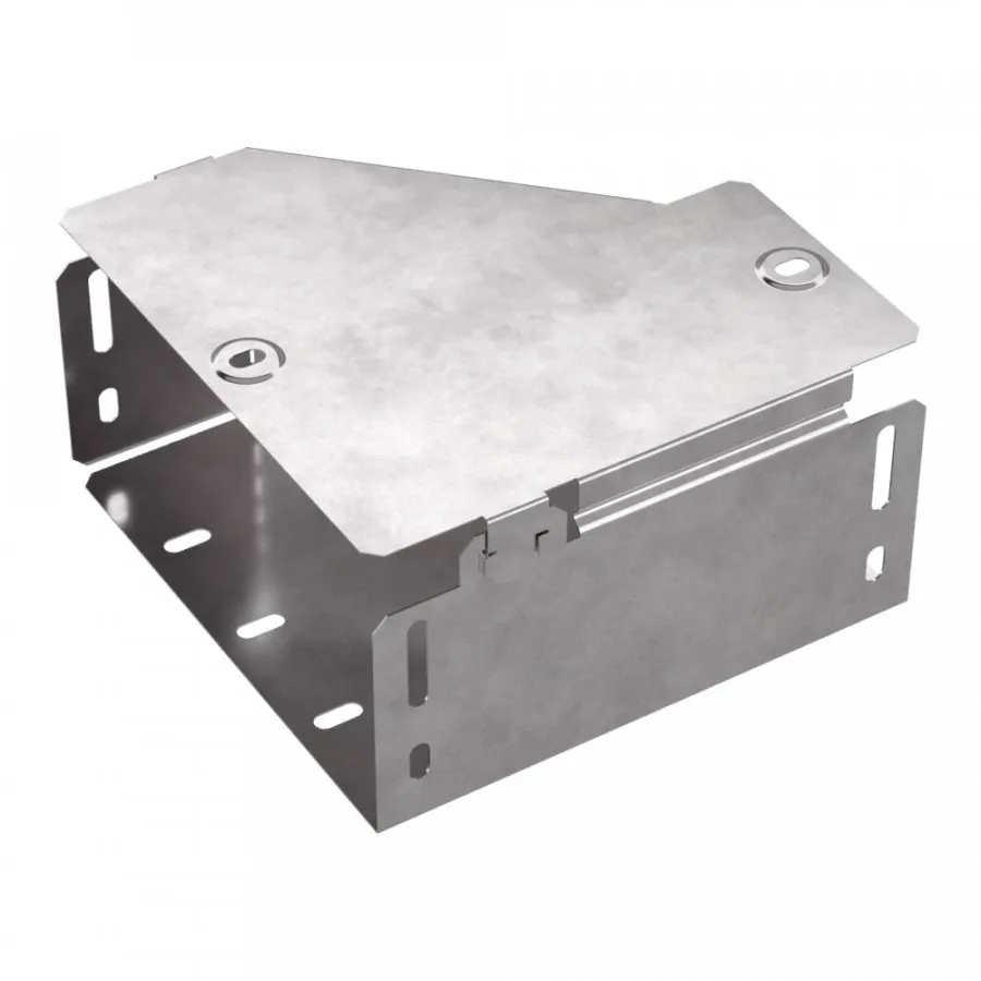 картинка Переходник правый с крышкой Стандарт 200х100х100 Промрукав  