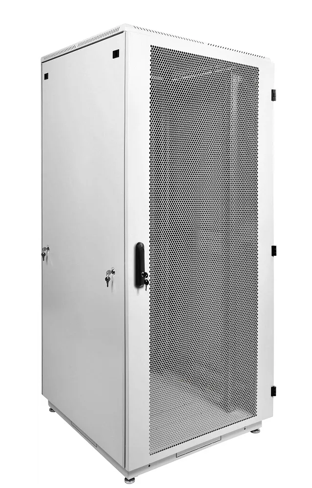 картинка Шкаф телекоммуникационный напольный 47U (800 × 800) дверь перфорированная 2 шт.  