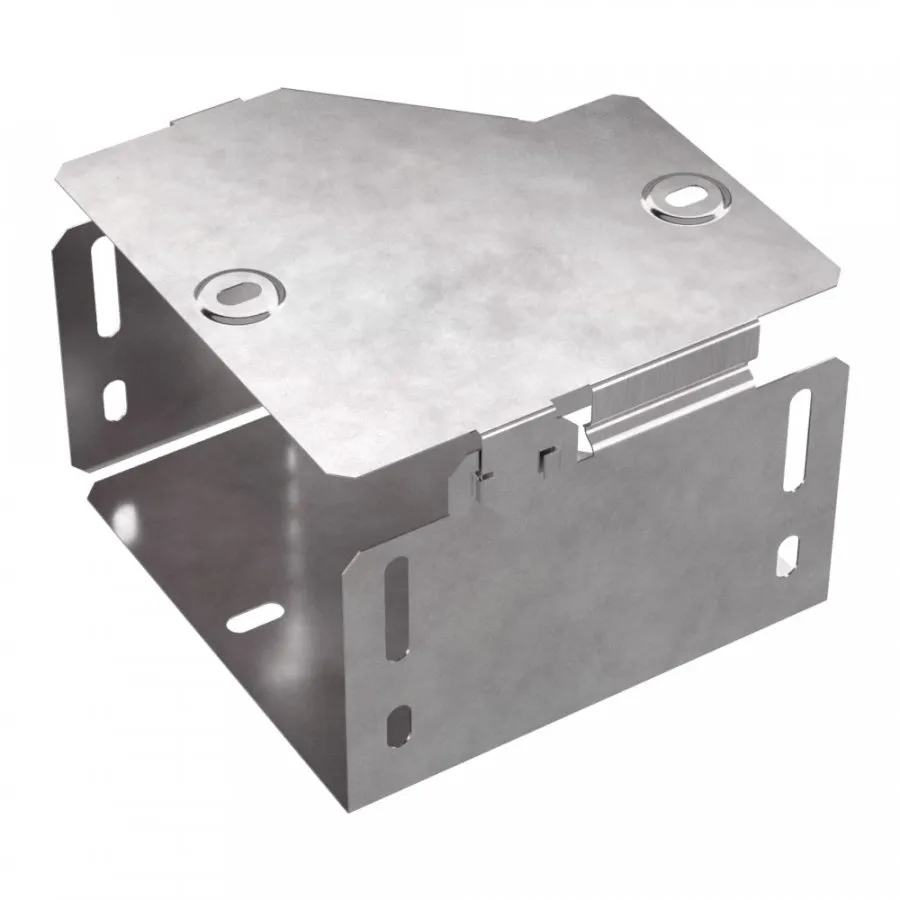 картинка Переходник правый с крышкой Стандарт 150х100х100 Промрукав  