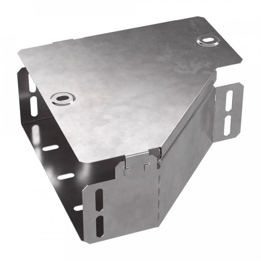 картинка Переходник левый с крышкой Стандарт 200х100х80 Промрукав  