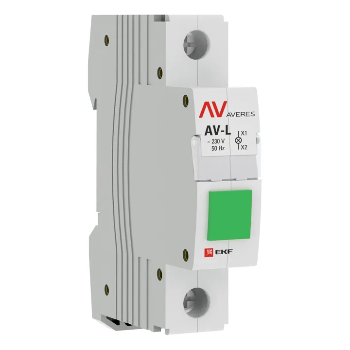 картинка Лампа сигнальная AV-L зеленая EKF AVERES  