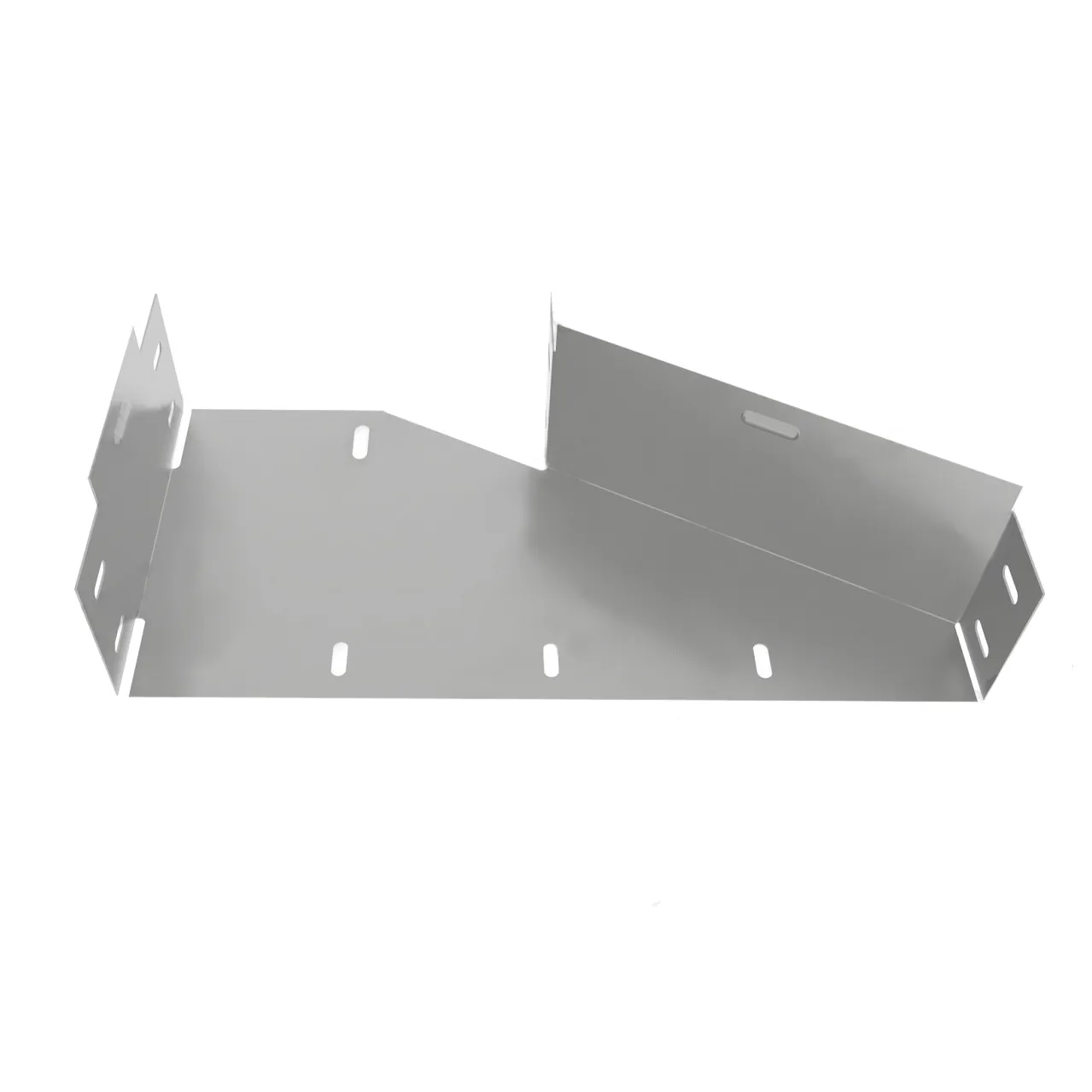 картинка INP Переходник левосторонний 400/200х80 мм оцинкованный  