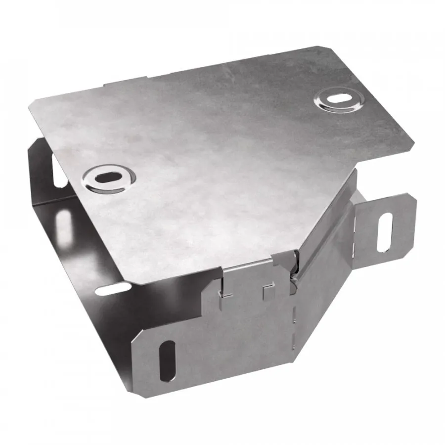 картинка Переходник левый с крышкой Стандарт 150х100х50 Промрукав  