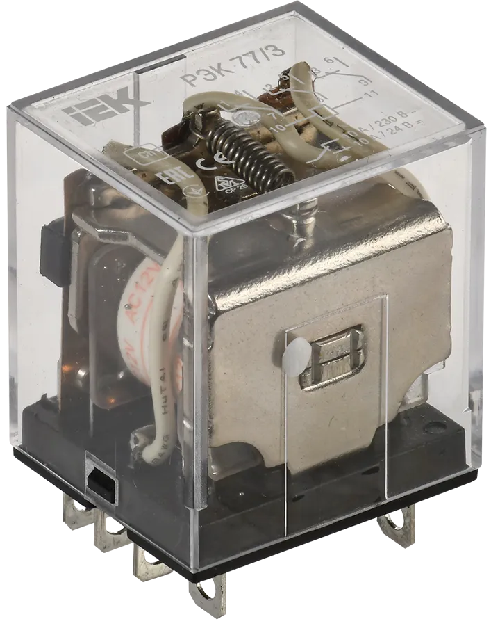 картинка Реле промежуточное РЭК77/3(LY3) 10А 12В АC IEK  