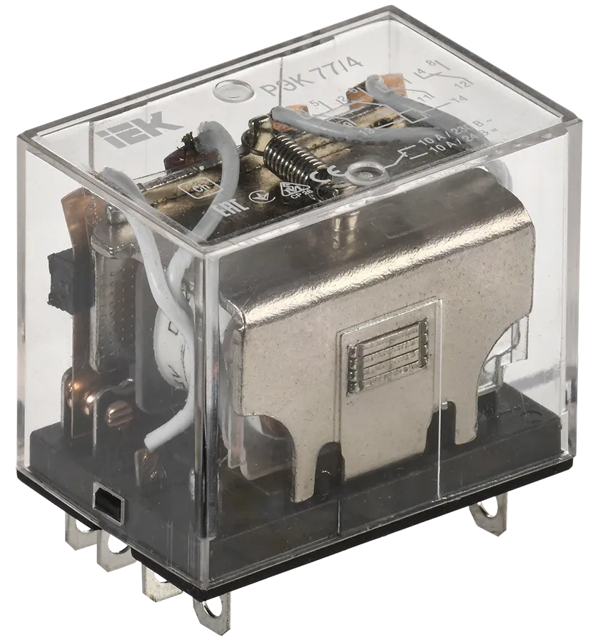 картинка Реле промежуточное РЭК77/4(LY4) 10А 24В DC IEK  