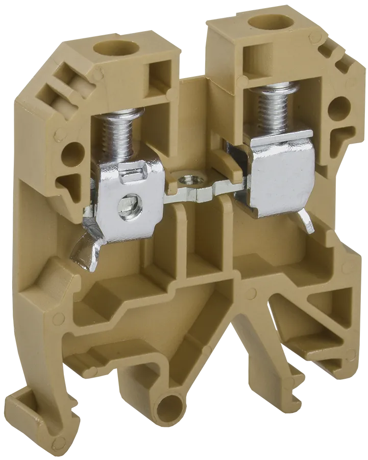 картинка Клемма винтовая КВИ-6мм2 желтая IEK  