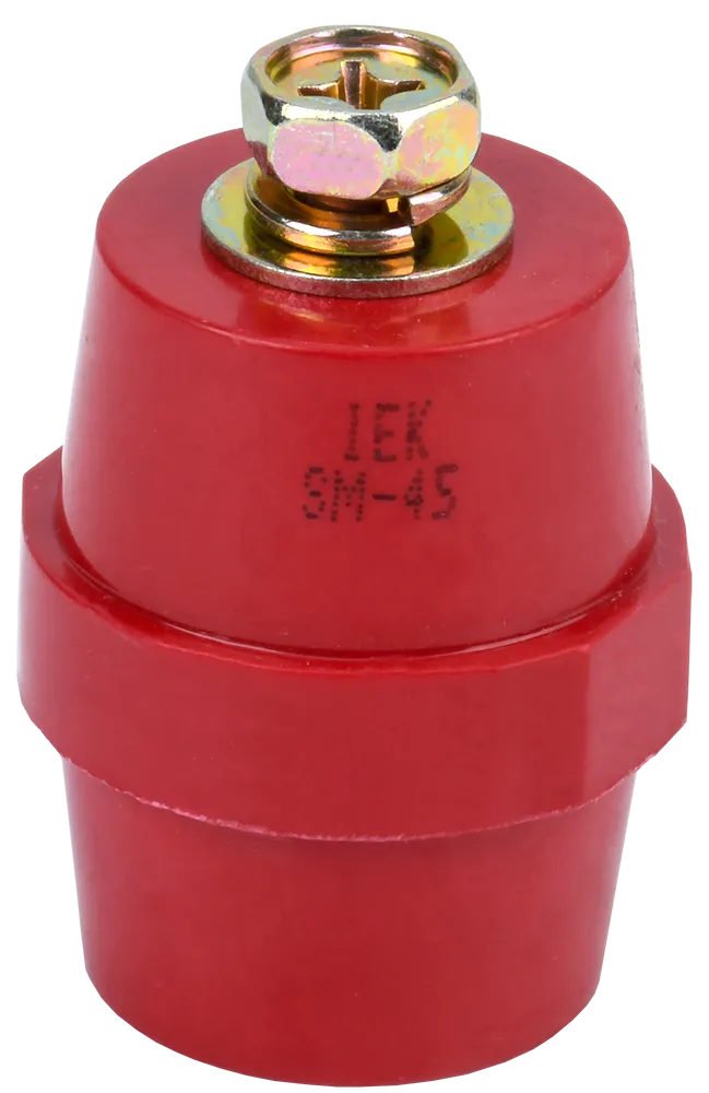 картинка Изолятор SM45 (М8) силовой с болтом IEK  