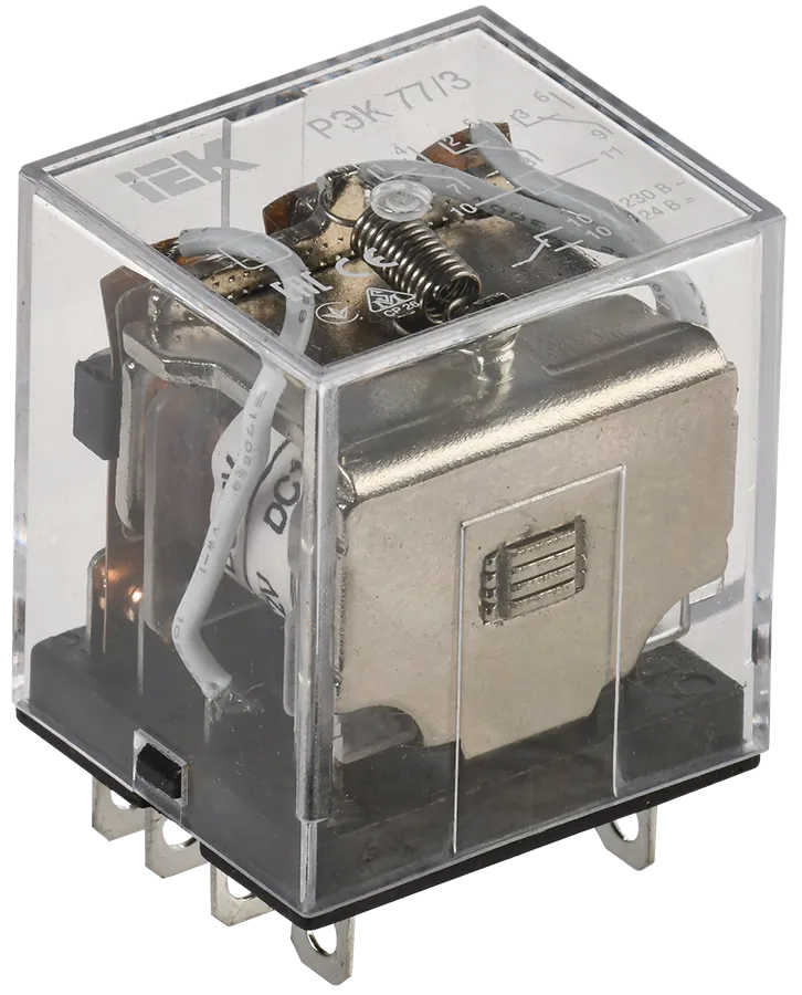 картинка Реле промежуточное РЭК77/3(LY3) 10А 12В DC IEK  