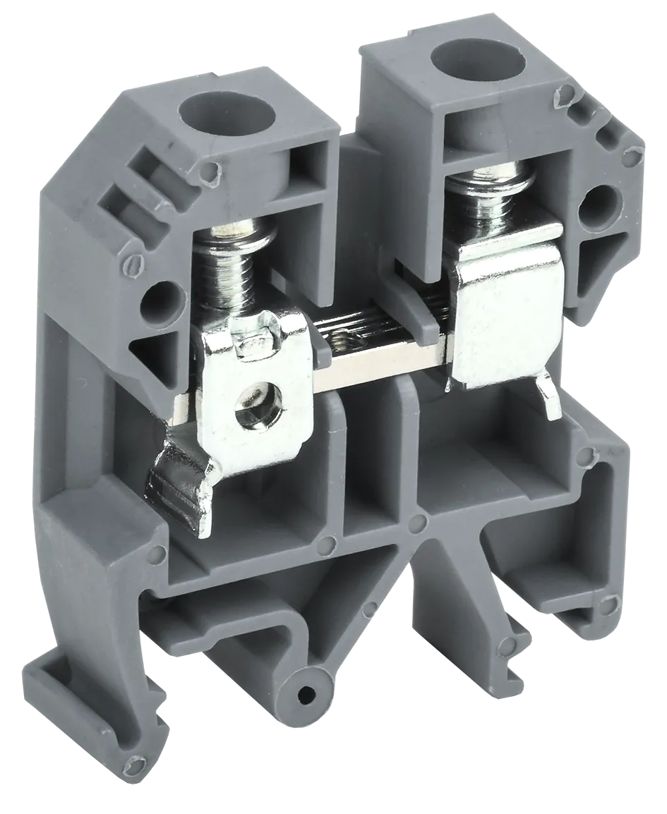 картинка Клемма винтовая КВИ-10мм2 серая IEK  