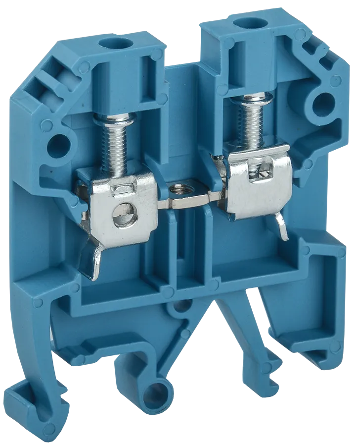 картинка Клемма винтовая КВИ-4мм2 синяя IEK  