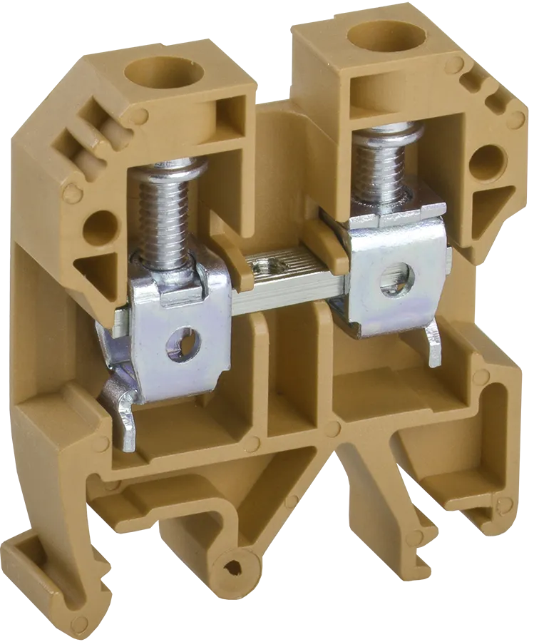 картинка Клемма винтовая КВИ-10мм2 желтая IEK  