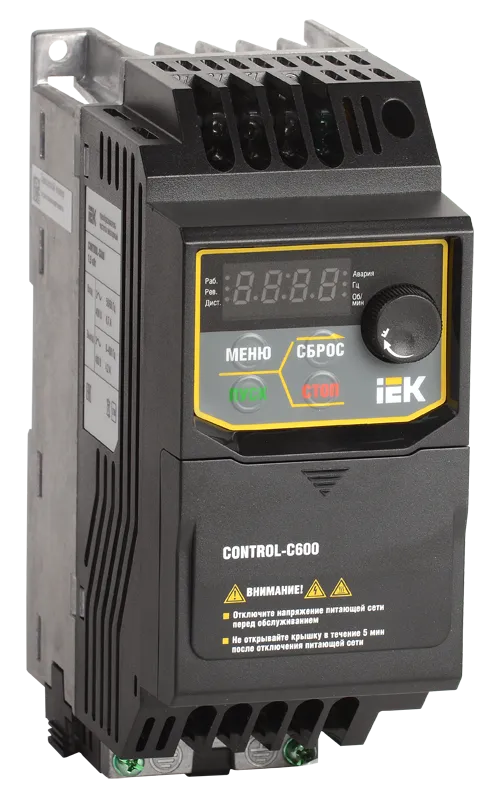 картинка Преобразователь частоты CONTROL-C600 380В 3Ф 1,5кВт IEK  