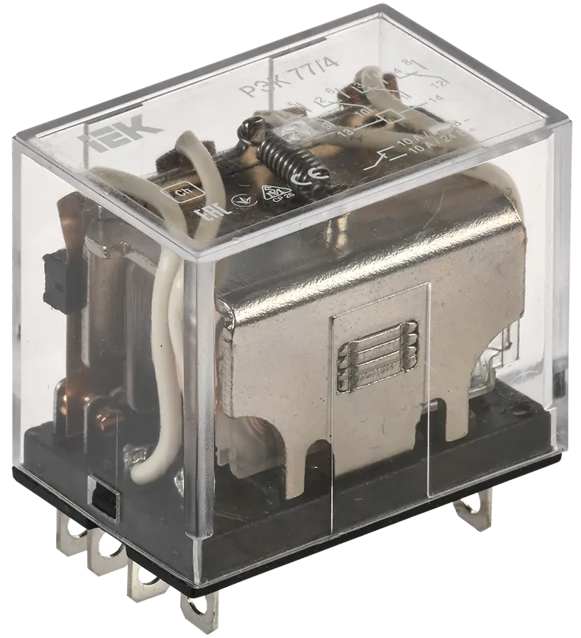картинка Реле промежуточное РЭК77/4(LY4) 10А 12В АC IEK  