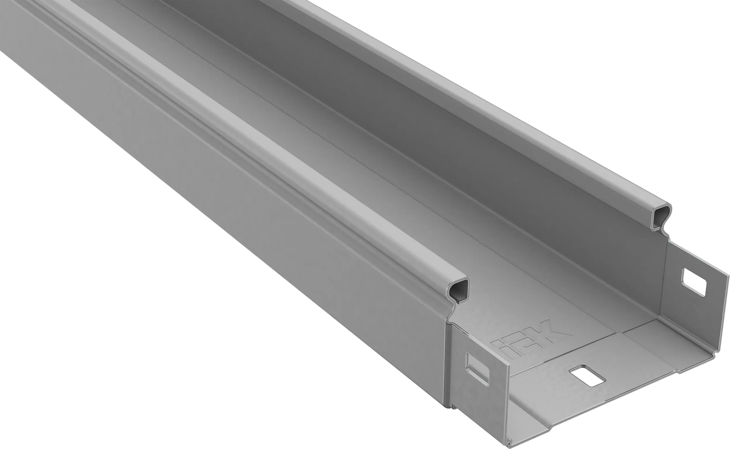 картинка ESCA Лоток неперфорированный 50х100х3000 RAL 9016 IEK  