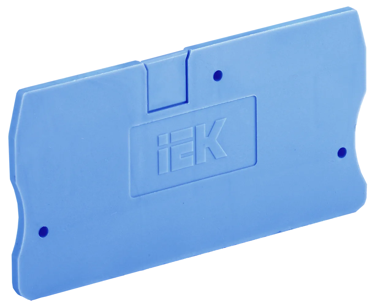 картинка Заглушка для КПИ 2в-6 синяя IEK  