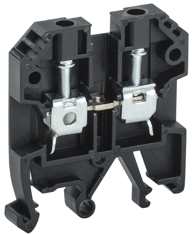 картинка Клемма винтовая КВИ-4мм2 черная IEK  