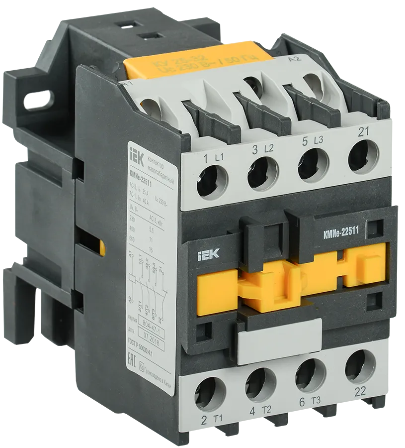 картинка Контактор КМИе-23210 32А 400В/АС3 1НО IEK  
