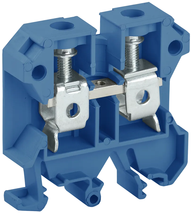 картинка Клемма винтовая КВИ-16мм2 синяя IEK  