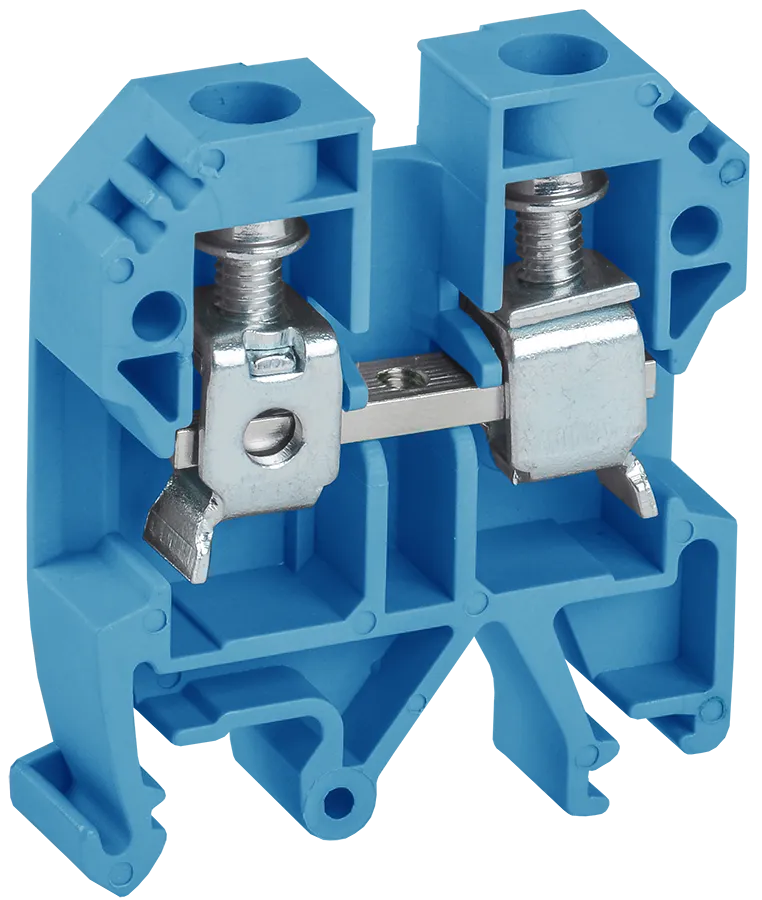 картинка Клемма винтовая КВИ-10мм2 синяя IEK  
