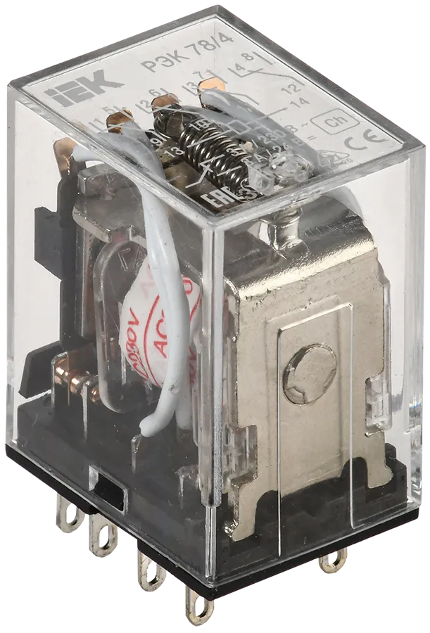 картинка Реле промежуточное РЭК78/4(MY4) 3А 220В АC IEK  