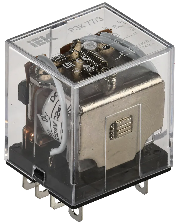 картинка Реле промежуточное РЭК77/3(LY3) 10А 24В DC IEK  